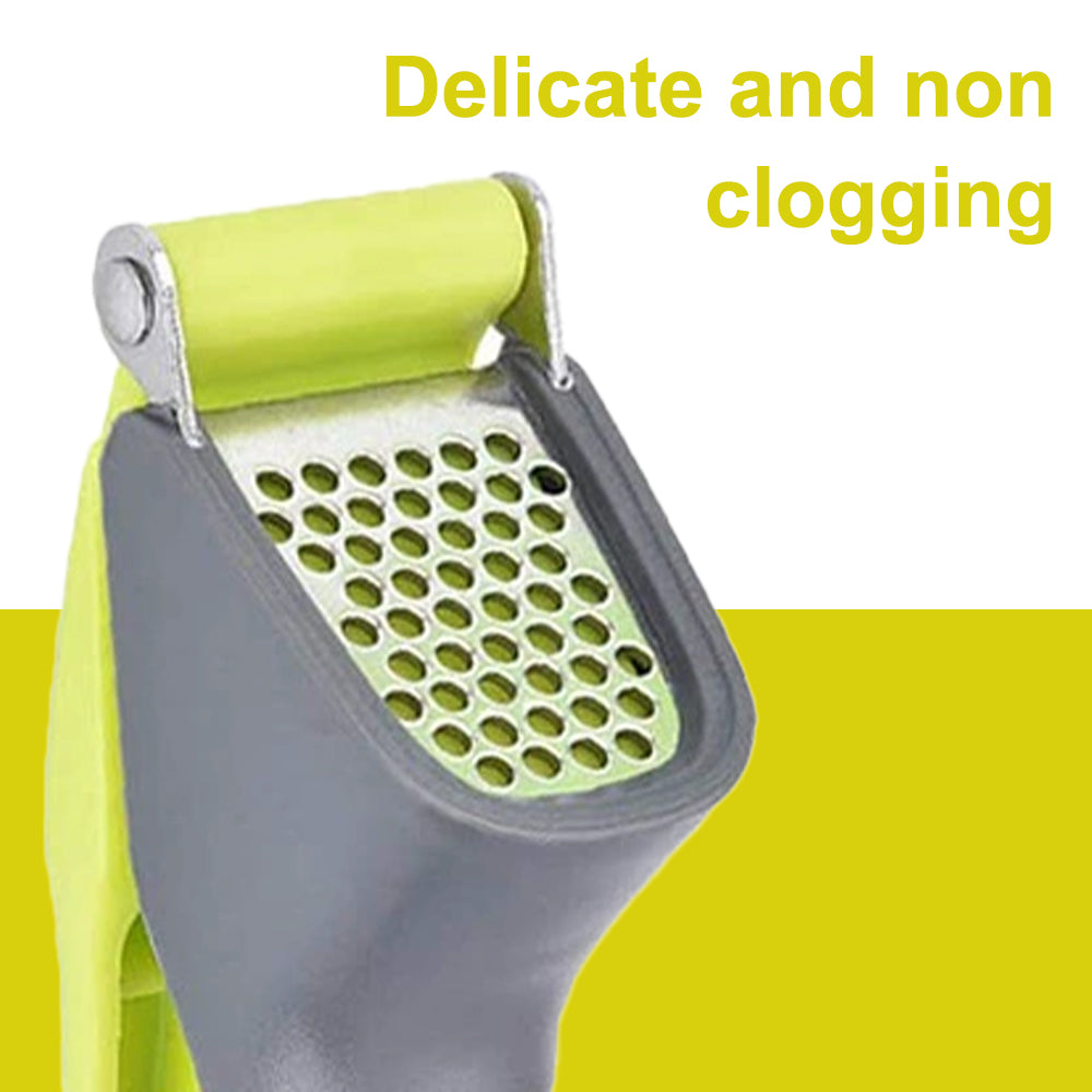 Portable Garlic Press Manual Grinding Tool, Easy-to-Clean Mincer for Garlic & Ginger Chopping, Kitchen Essential