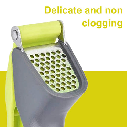 Portable Garlic Press Manual Grinding Tool, Easy-to-Clean Mincer for Garlic & Ginger Chopping, Kitchen Essential