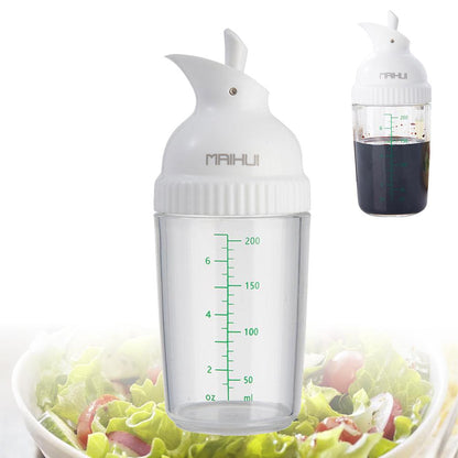 Salad Dressing Shaker Cup Leak Proof Manual Sauces Mixer 3