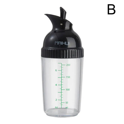 Salad Dressing Shaker Cup Leak Proof Manual Sauces Mixer 7