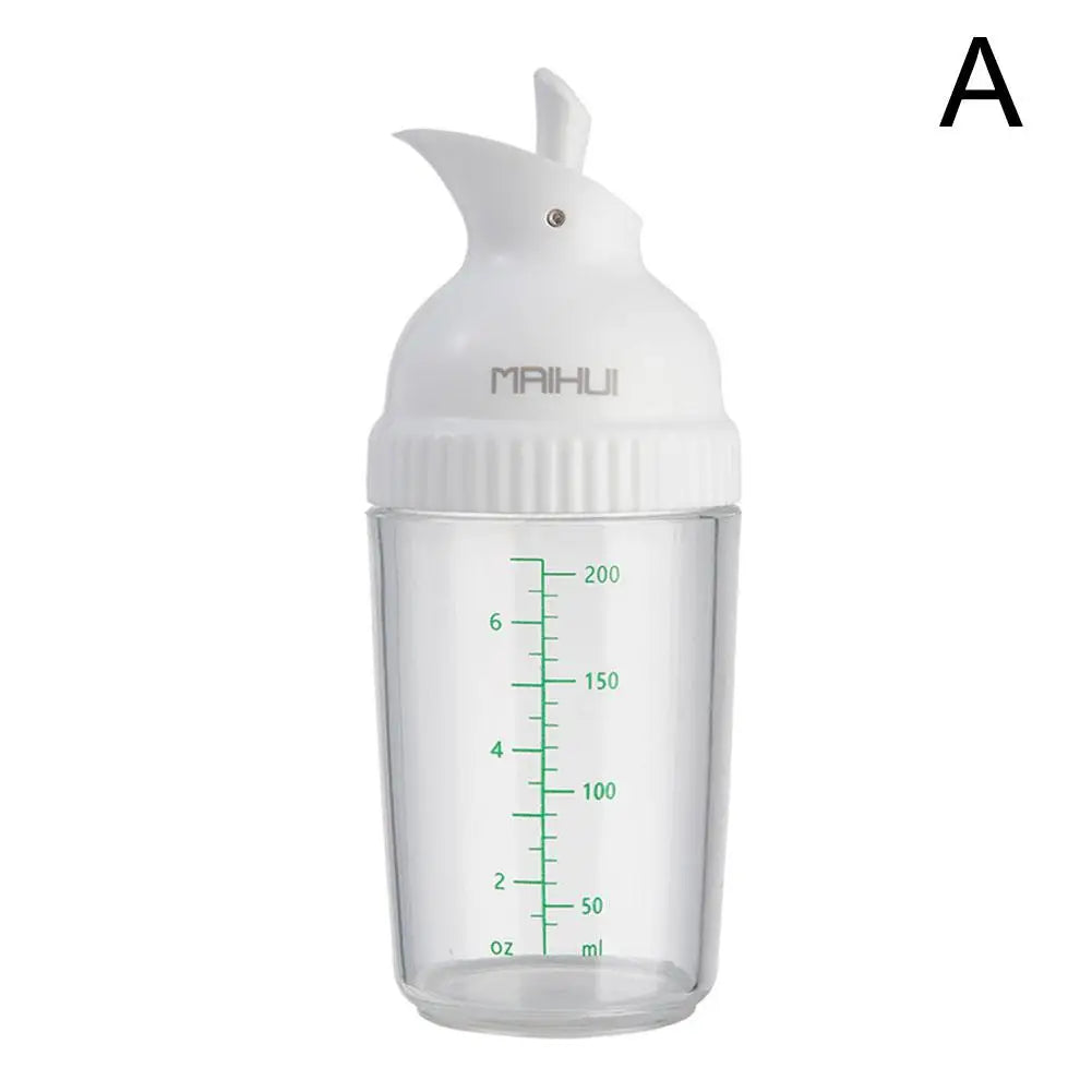 Salad Dressing Shaker Cup Leak Proof Manual Sauces Mixer 6