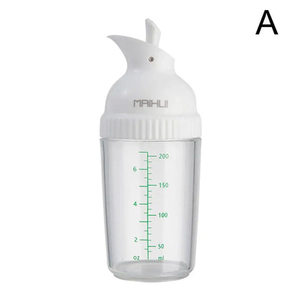 Salad Dressing Shaker Cup Leak Proof Manual Sauces Mixer 6