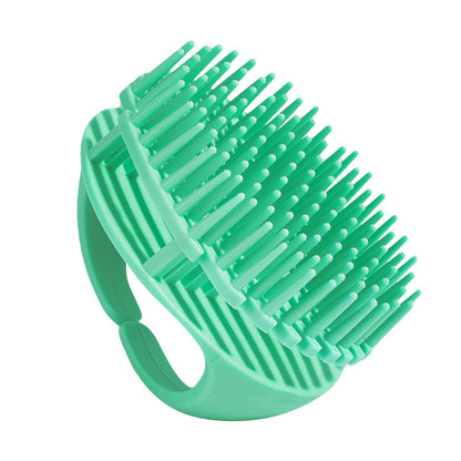 Scalp Massage Brush, Silicone Hair Massager, Exfoliating Brush Head for Hair Washing