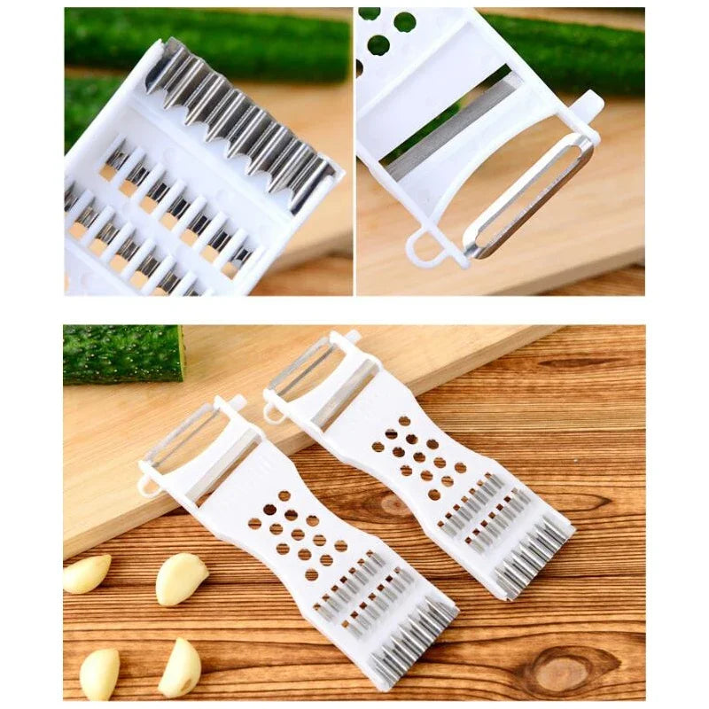 Household Kitchen Vegetable Cutter, Multi-functional Potato Grater, and Cucumber Slicer