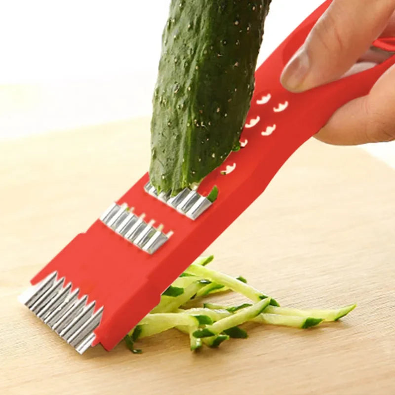 Household Kitchen Vegetable Cutter, Multi-functional Potato Grater, and Cucumber Slicer