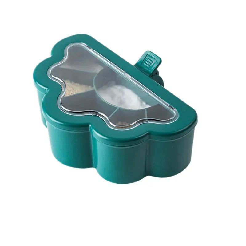 Kitchen Seasoning Box Set with Salt Pepper Sugar Spice Jars