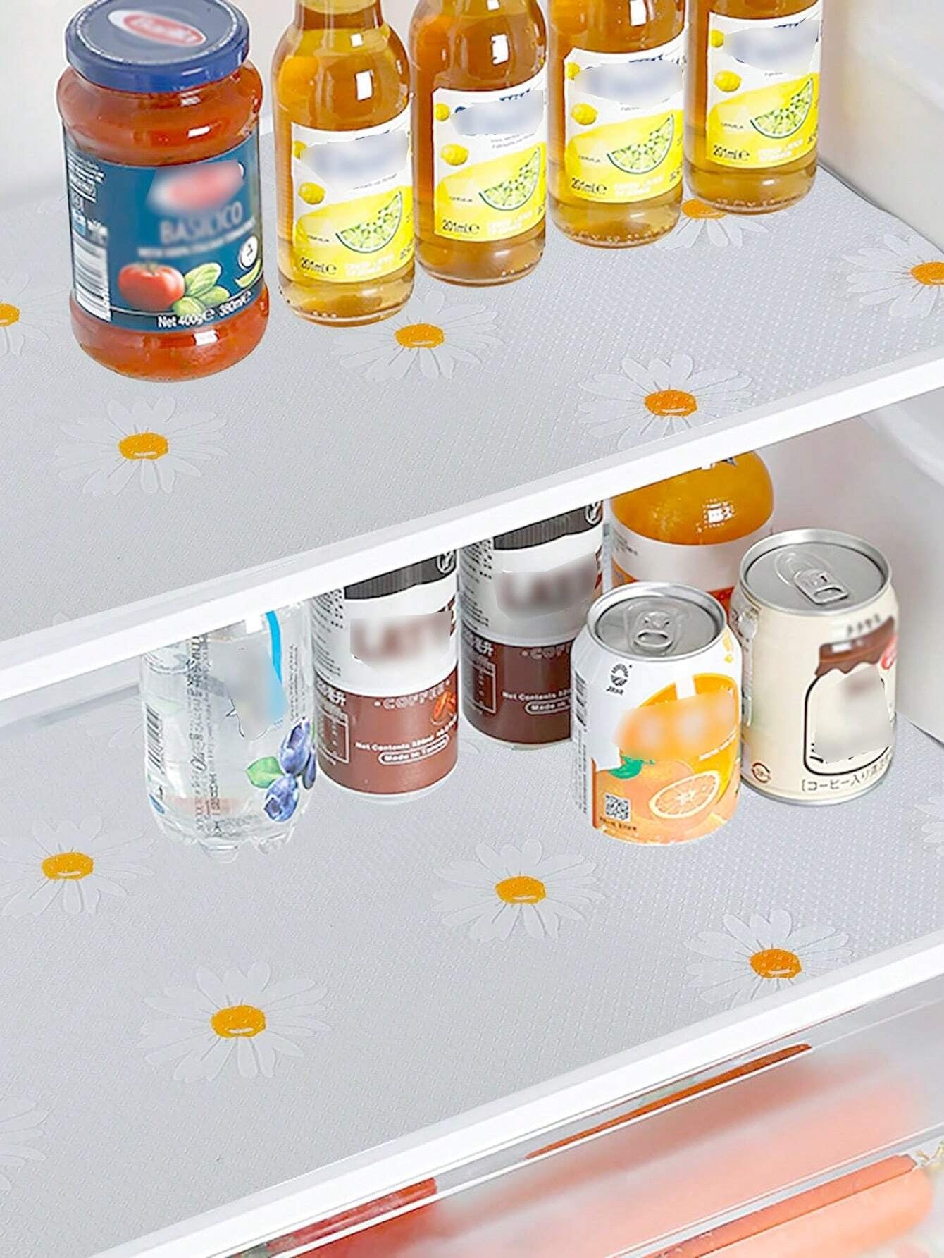 Roll Shelf Liner for Kitchen Cabinets, EVA Waterproof Fridge Pad, Non-Adhesive Drawer Liner for Easy Cabinet Mats