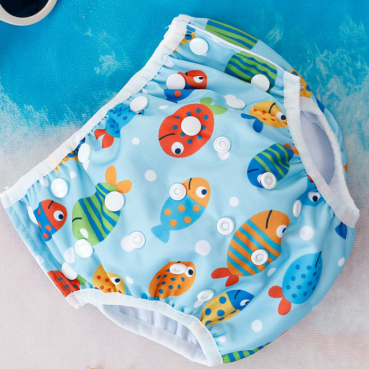 Reusable Kangobaby Swim Diapers for Babies Adjustable & Washable Pant