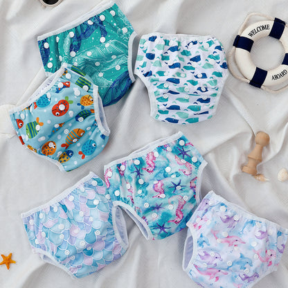 Reusable Kangobaby Swim Diapers For Babies Adjustable  Washable Pant 1