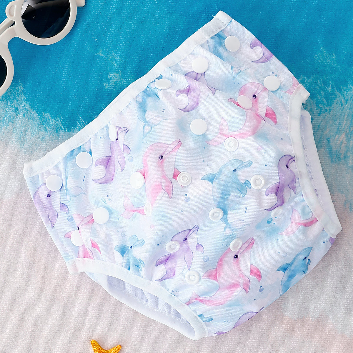 Reusable Kangobaby Swim Diapers For Babies Adjustable  Washable Pant 7