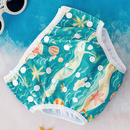 Reusable Kangobaby Swim Diapers For Babies Adjustable  Washable Pant 9
