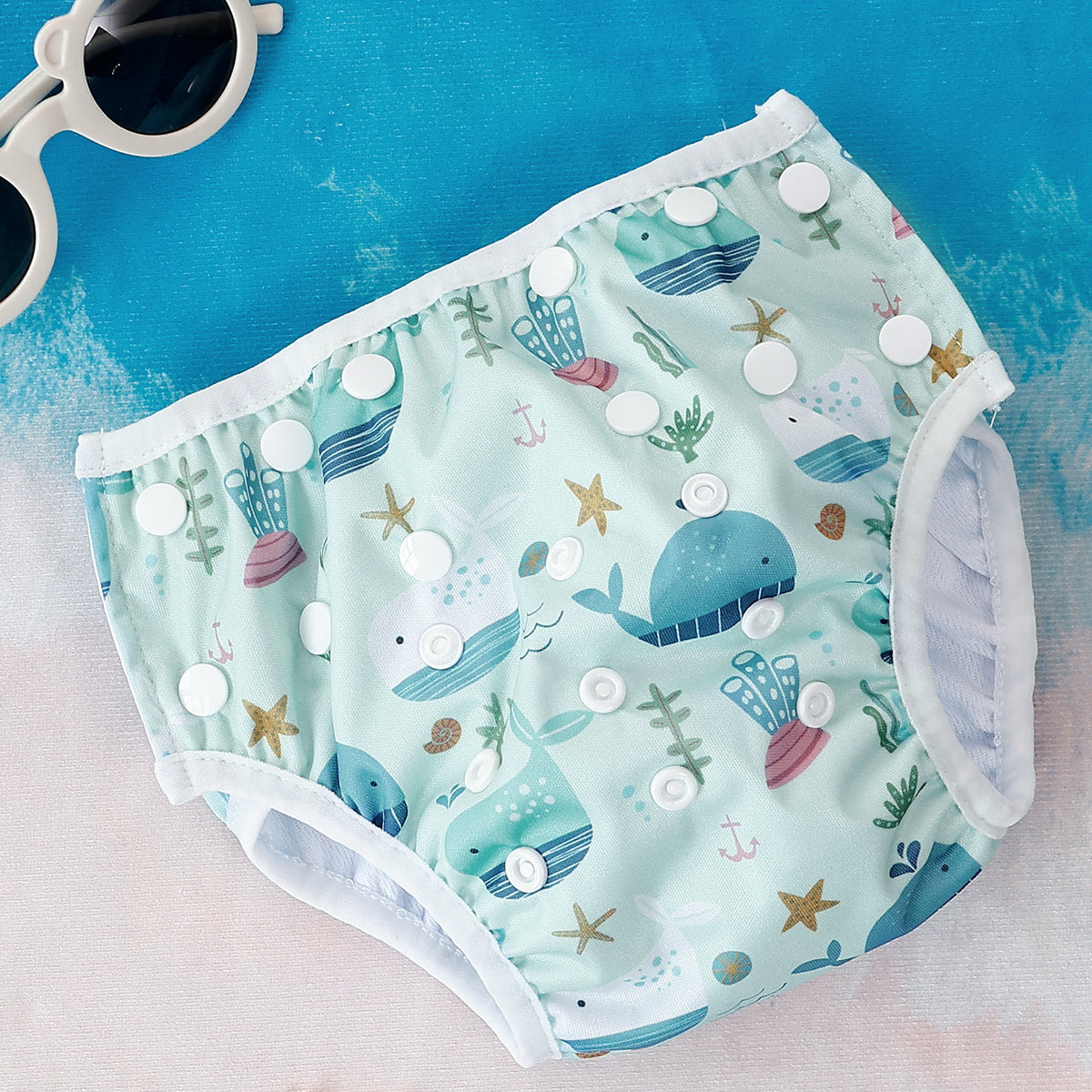Reusable Kangobaby Swim Diapers For Babies Adjustable  Washable Pant 11
