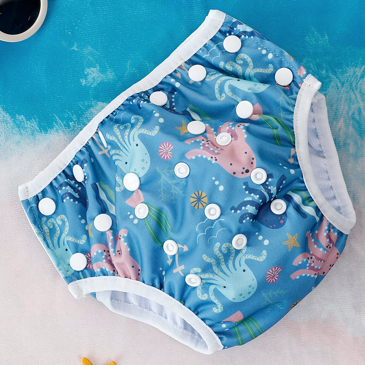 Reusable Kangobaby Swim Diapers For Babies Adjustable  Washable Pant 13