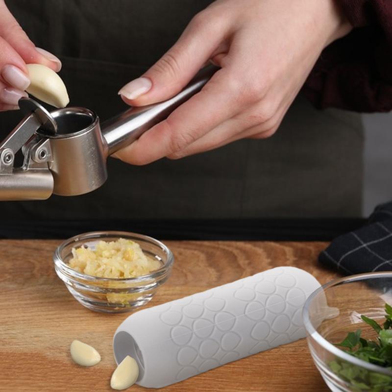 Silicone Garlic Peeler Tube for Quick Garlic Clove Removal, Small Skin Remover Kitchen Gadget