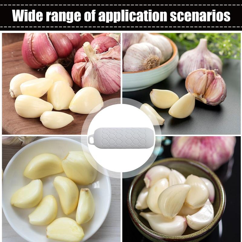 Silicone Garlic Peeler Tube for Quick Garlic Clove Removal, Small Skin Remover Kitchen Gadget