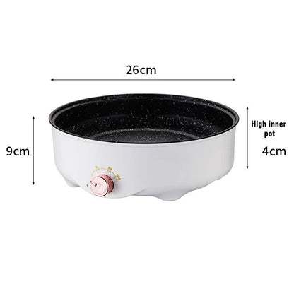 Electric MultiCooker Non Stick Frying Pan For Home Cooking Barbecue And Omelettes 6