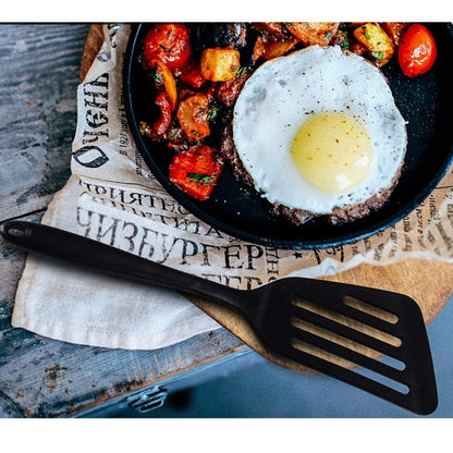 Scoop Fried Shovel, Egg Fish Frying Pan Spatula Silicone Turners Kitchen Accessories