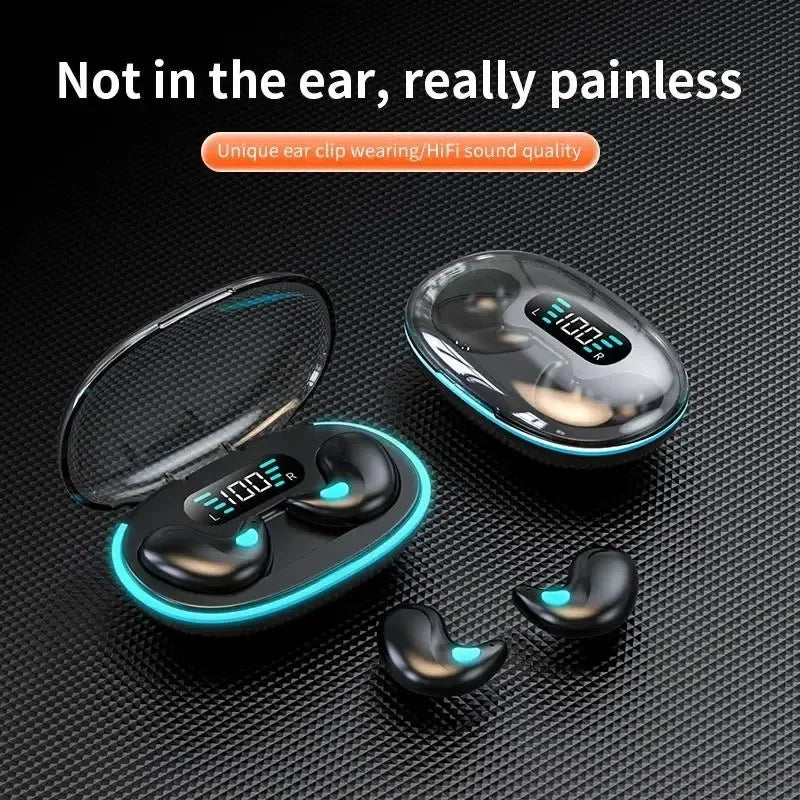 Wireless Sleep Earphone Bluetooth Headset Noise Reduction Invisible Sport Headphones
