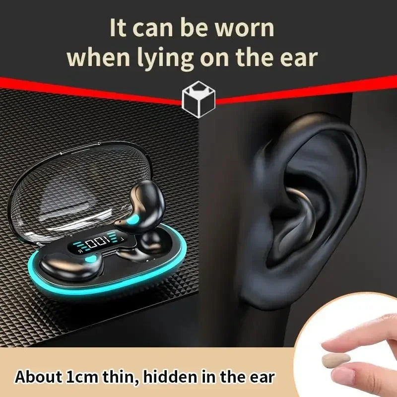 Wireless Sleep Earphone Bluetooth Headset Noise Reduction Invisible Sport Headphones 2