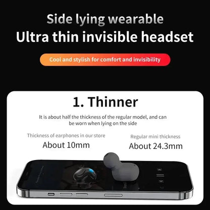 Wireless Sleep Earphone Bluetooth Headset Noise Reduction Invisible Sport Headphones 3