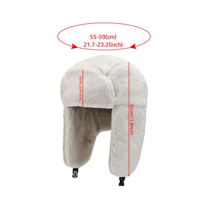 Thick Bomber Hat Russian Winter Trapper Earflap Ushanka Snow Cap 2