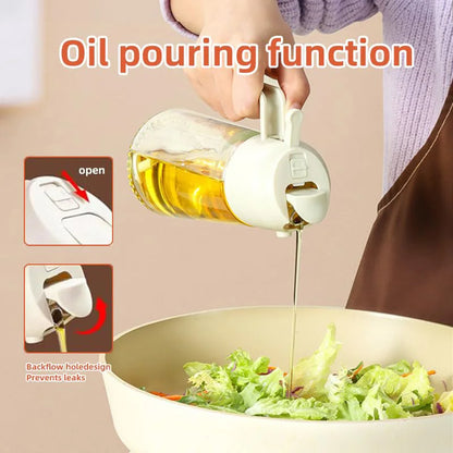 Oil Spray Bottle Kitchen Olive Oil Soy Sauce Dispenser BBQ Cooking Air Fryer Sprayer Gadget 1
