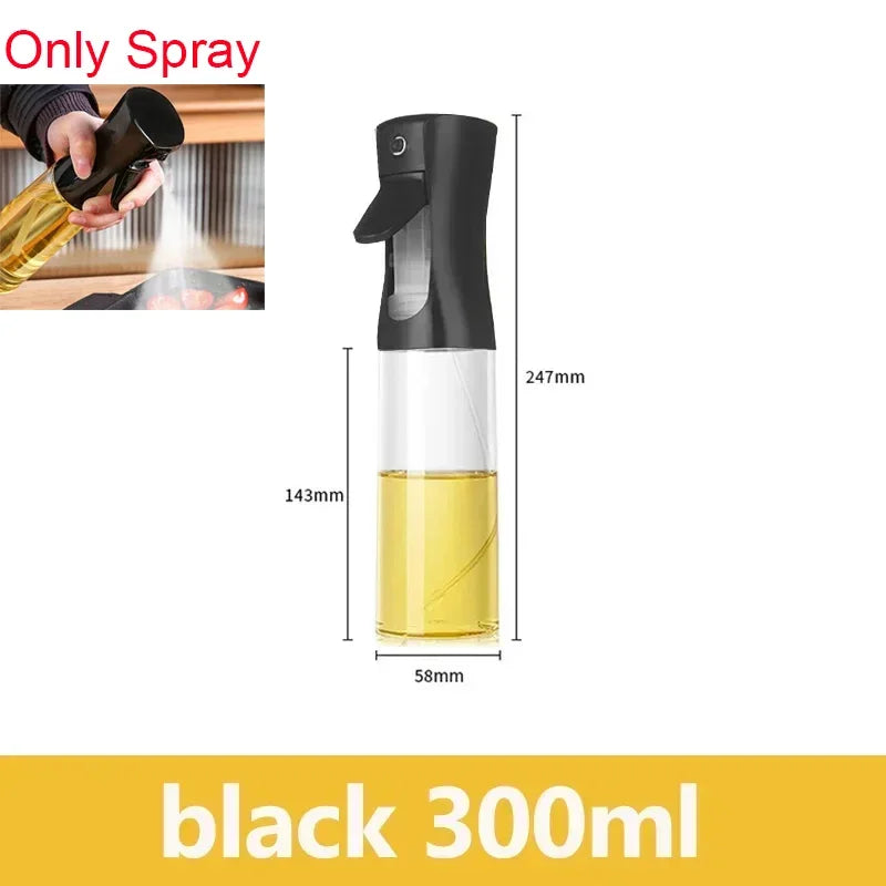 Oil Spray Bottle Kitchen Olive Oil Soy Sauce Dispenser BBQ Cooking Air Fryer Sprayer Gadget 7