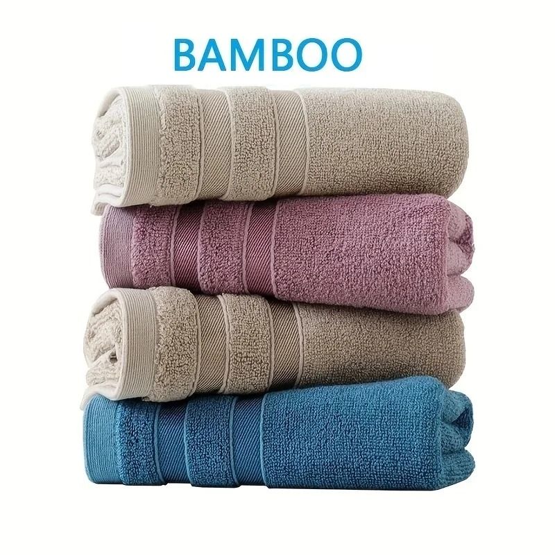 Luxury Bamboo Cotton Hand Towel Natural Sustainable Hypo Allergenic Soft And Highly Absorbent 1