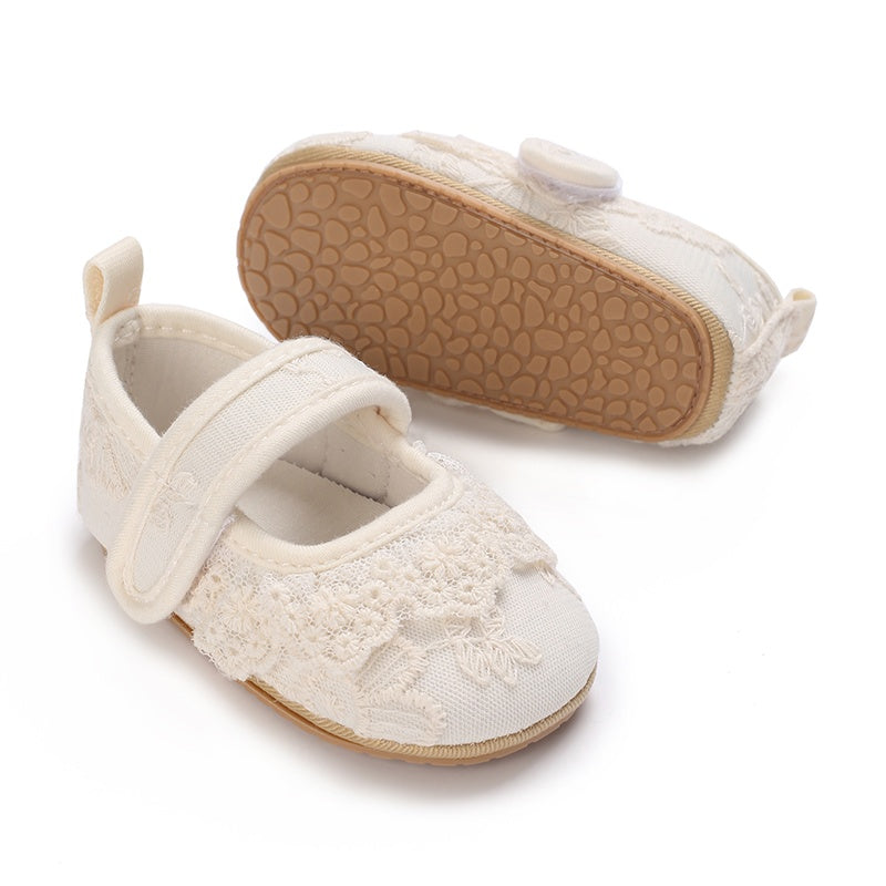 Soft Comfortable Newborn Shoes Girls Lace Tassel Design Baby Princess Crib Shoes For Infants 2