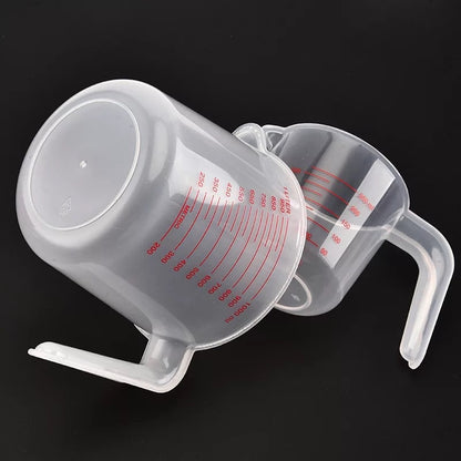 Plastic Measuring Volume Beaker, Baking Liquid Measuring Cups with PVC Scale