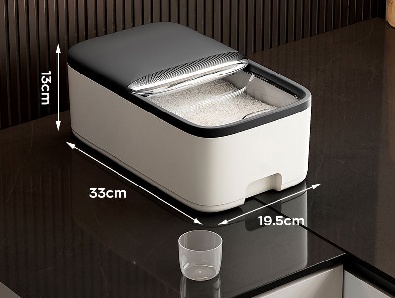 Rice Storage Box With Lid Insect Proof And Moisture Proof For Grains Sealed Jar Kitchen Container D 7
