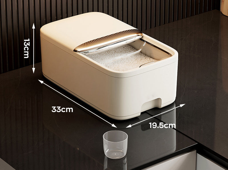 Rice Storage Box With Lid Insect Proof And Moisture Proof For Grains Sealed Jar Kitchen Container D 5