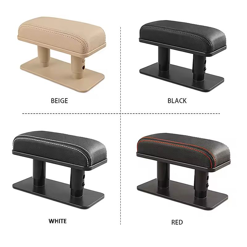 Universal Adjustable PU Leather Car Armrest Extender Car DoorSeat Elbow Support Cushion For Comfort 6