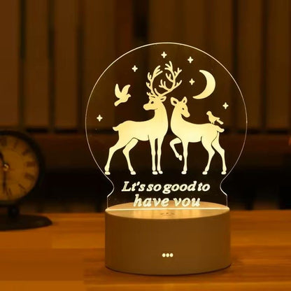 Acrylic 3D Night Lamp Neon Sign 25