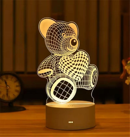 Acrylic 3D Night Lamp Neon Sign 8