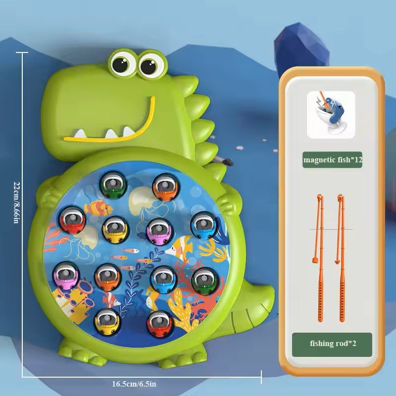 Magnetic Fishing Toy For Kids MontessoriStyle Fishing Rod Game Colorful Fish  Rod Set For Ages 3 3
