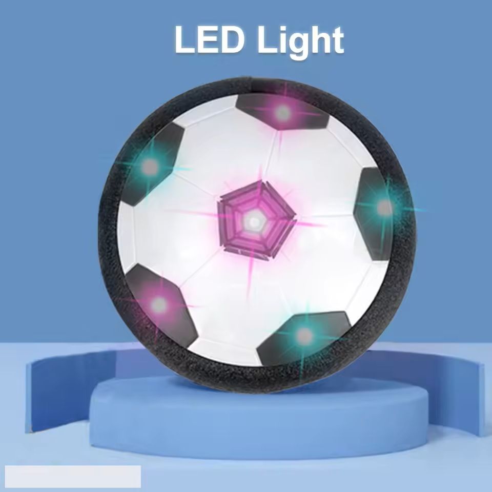 Hover Soccer Ball Electric Air Floating Soccer Toy With LED Light  Foam Bumper For Indoor Kids Play 1