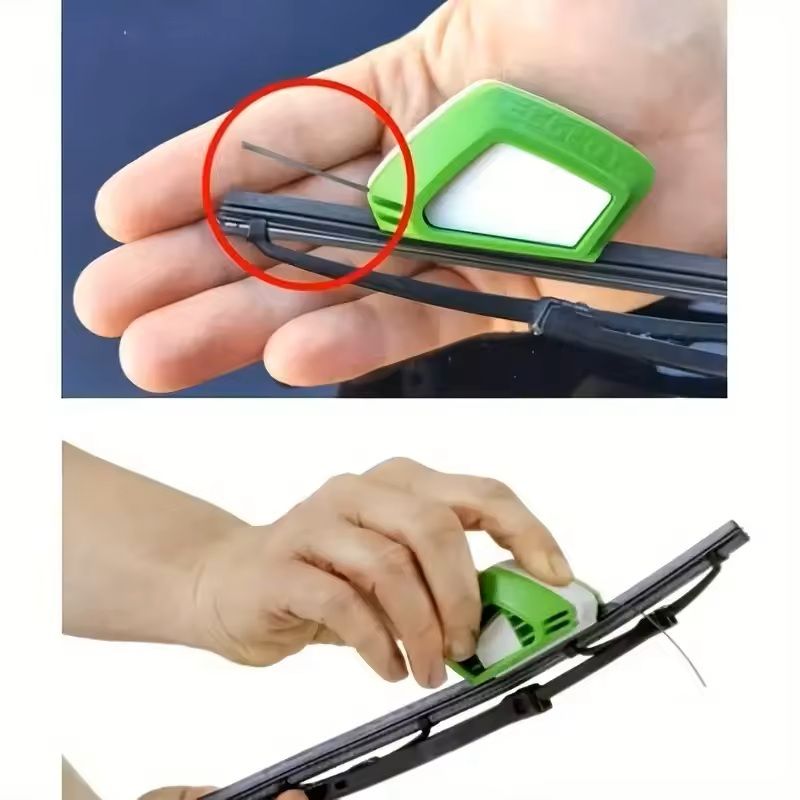 Universal Windshield Wiper Repair Tool Rubber Regroove Cutter  Restorer For Clean StreakFree Wipes 1