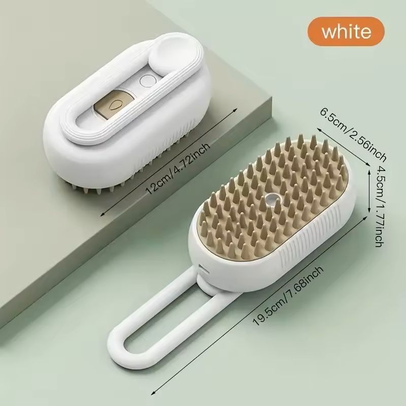Pet Spray  Massage Brush Folding Rotatable HairBath Brush For Cats  Dogs SteamSpray Hair Removal  B 6