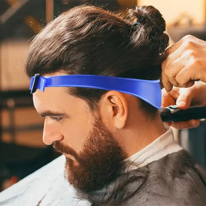 Adjustable Silicone Haircut  Neckline Guide Headband Hair Trimming Template For Home Haircuts  Clea 2