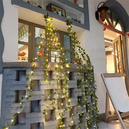 Battery Operated Ivy Vine String Lights 4