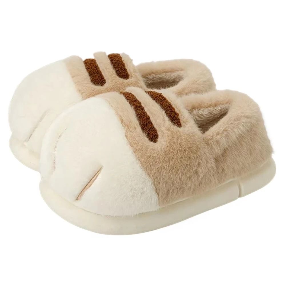 Adorable Kitty Claw Slippers For Women Warm Furry Non Slip Home And Outdoor Fluffy Slides 9