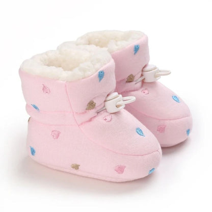 Winter Newborn Baby Cotton Booties Warm Non Slip First Walker Snow Boots For Boys And Girls 7