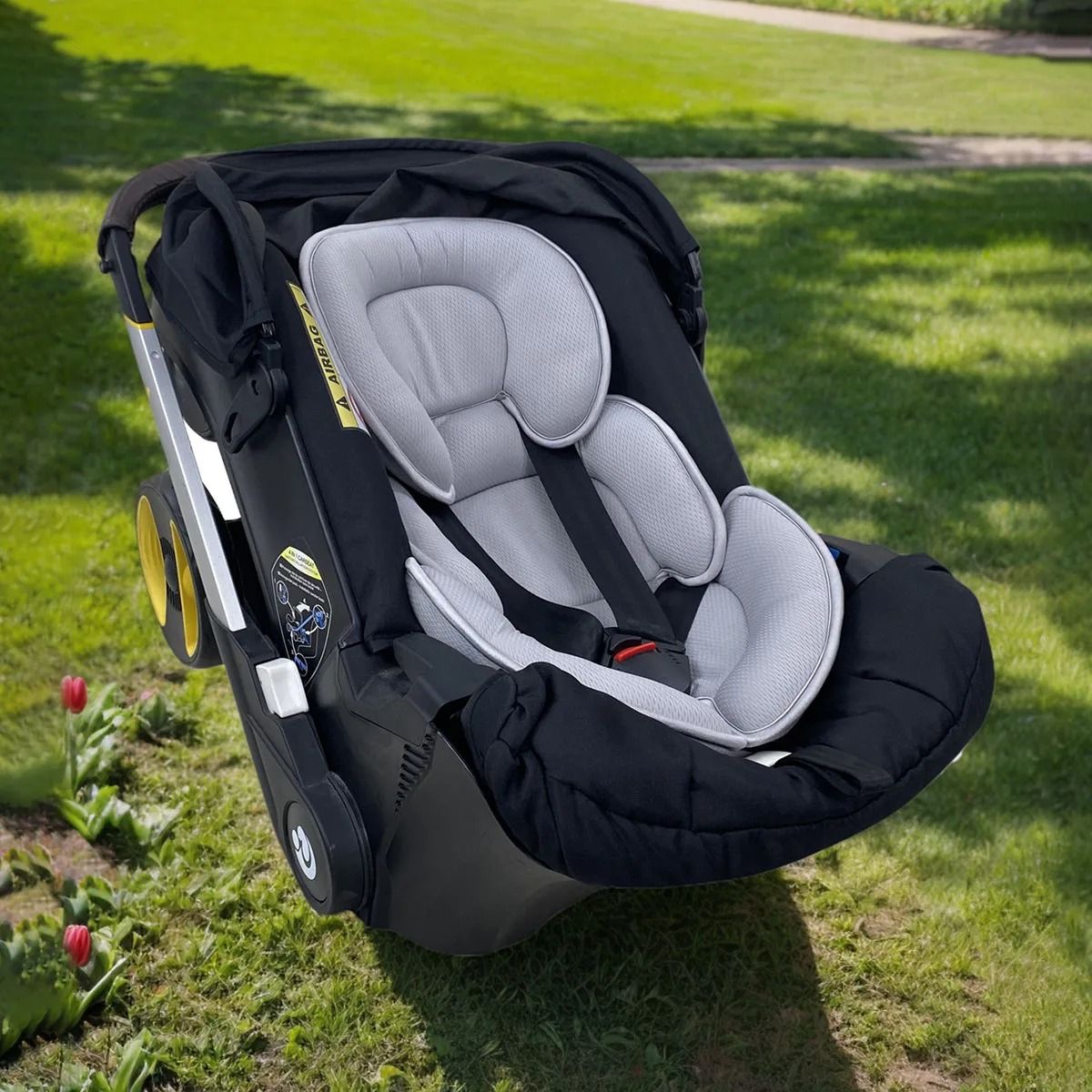 Universal Baby Stroller Seat Cushion Head And Body Support Pillow Infant Car Seat Insert For Newbor 2