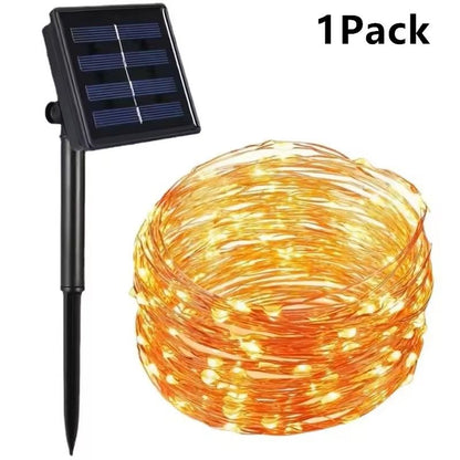 LED Solar String Lights Outdoor Garden 9