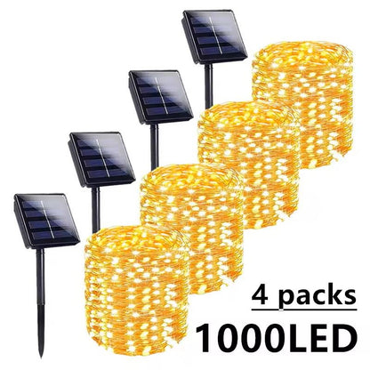 LED Solar String Lights Outdoor Garden