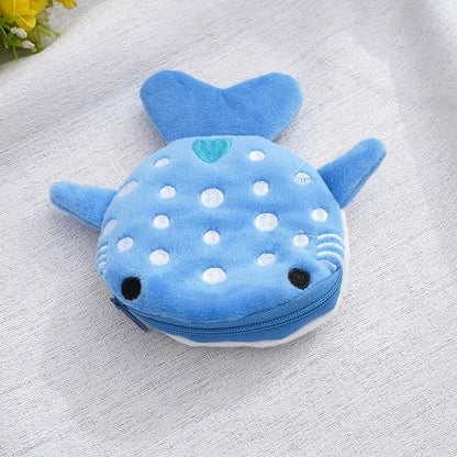 Cartoon Shark Plush Coin Purse 6