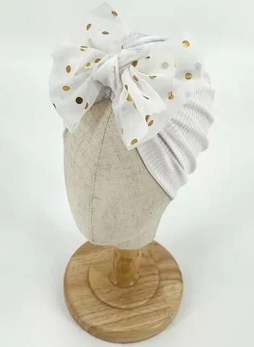 Lovely Shiny Bowknot Baby Hat 9