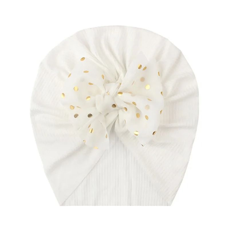 Lovely Shiny Bowknot Baby Hat 4
