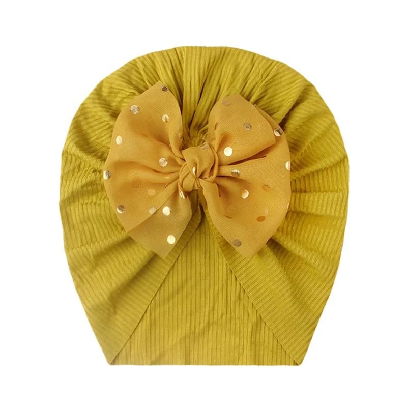 Lovely Shiny Bowknot Baby Hat 5